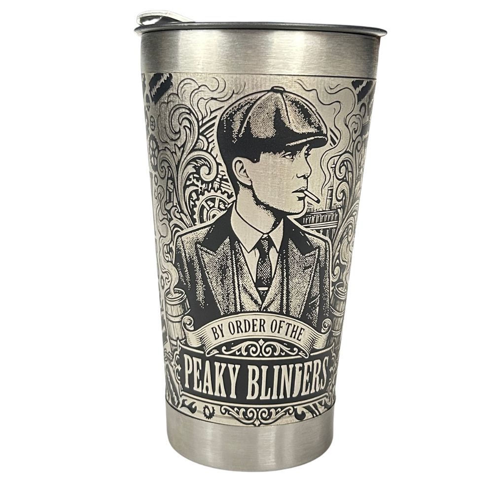 Copo Térmico Peaky Blinders - Gravação a Laser 360° - 475ml